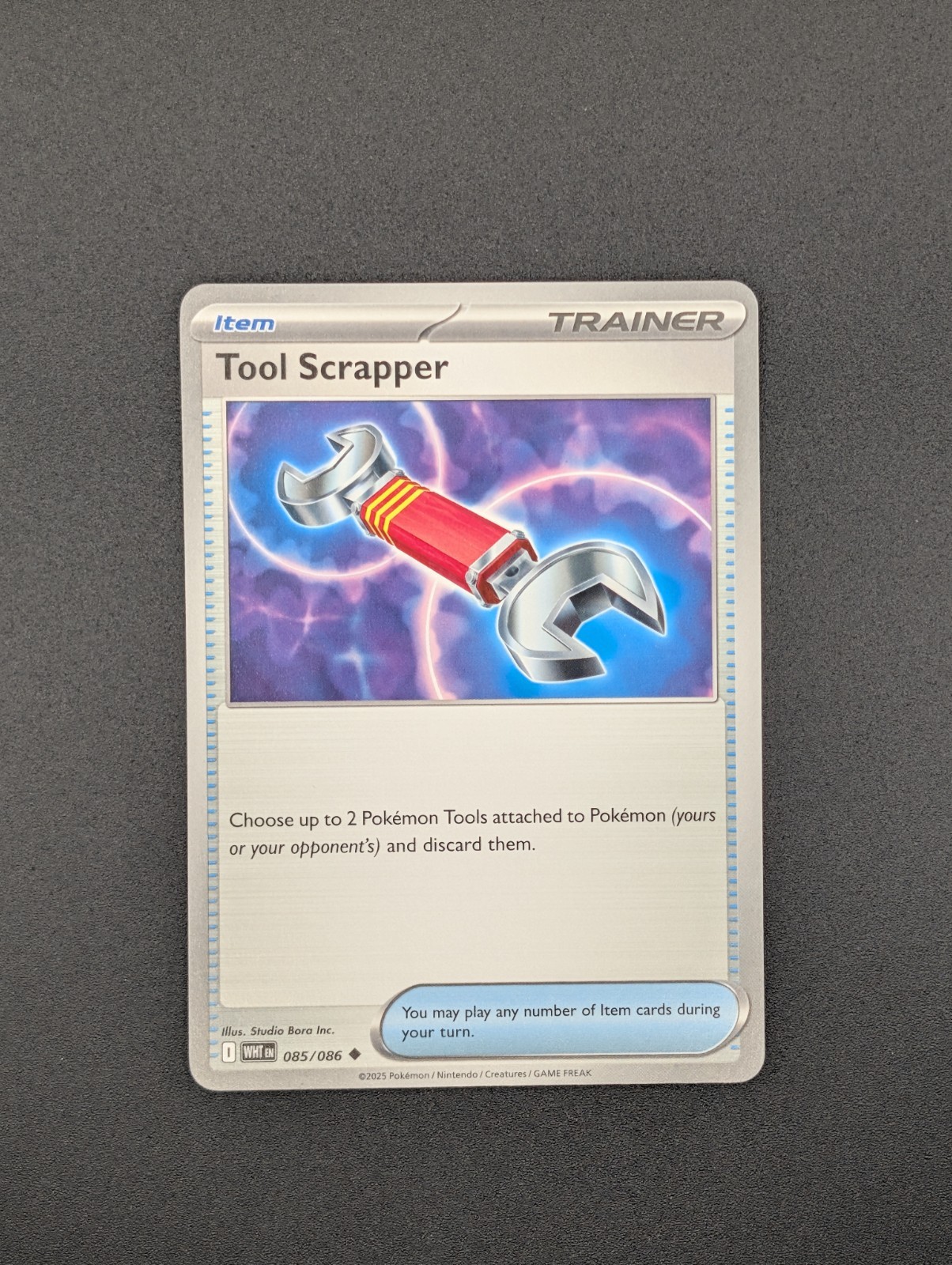 White Flare Pokemon Tool Scrapper 085/086 NM 85
