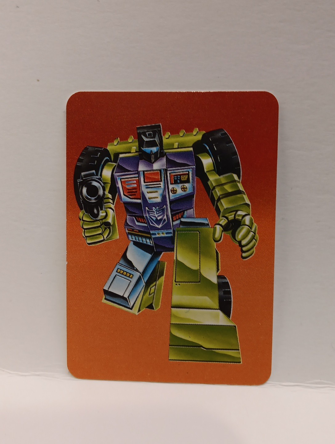 1985 Hasbro Transformers Card #121 Scrapper Orange Variation NM Fast Shipping 