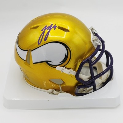 JJ McCarthy | Minnesota Vikings | NFL Flash Mini Helm signiert (Beckett)