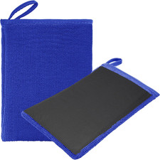 2Pack Clay Mitt, Microfiber Clay Bar for Car Detailing, Medium Grade Clay Bar Gl