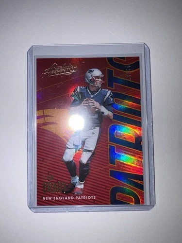 2018 Panini Absolute Tom Brady Spectrum Orange  /65