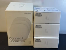 Lot of 3 Samsung Connect Home ET-WV520 Smart Mesh Wireless Wi-Fi Router Internet