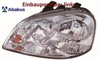 Abakus 222-1114L-LD-EM Hauptscheinwerfer Links Scheinwerfer