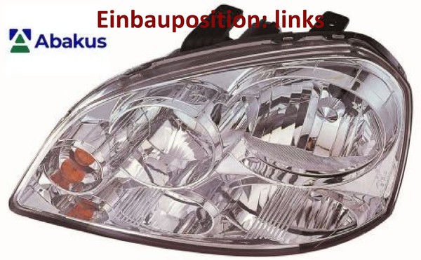 Abakus 222-1114L-LD-EM Hauptscheinwerfer Links Scheinwerfer-image