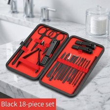 Professional Nail Clipper Set 7-24pcs Manicure Pedicure Kit Stainless Steel