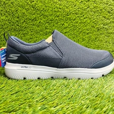 Skechers Go Walk Evolution Ultra Mens Size 13EEE Blue Gray Walking Slip-On Shoes