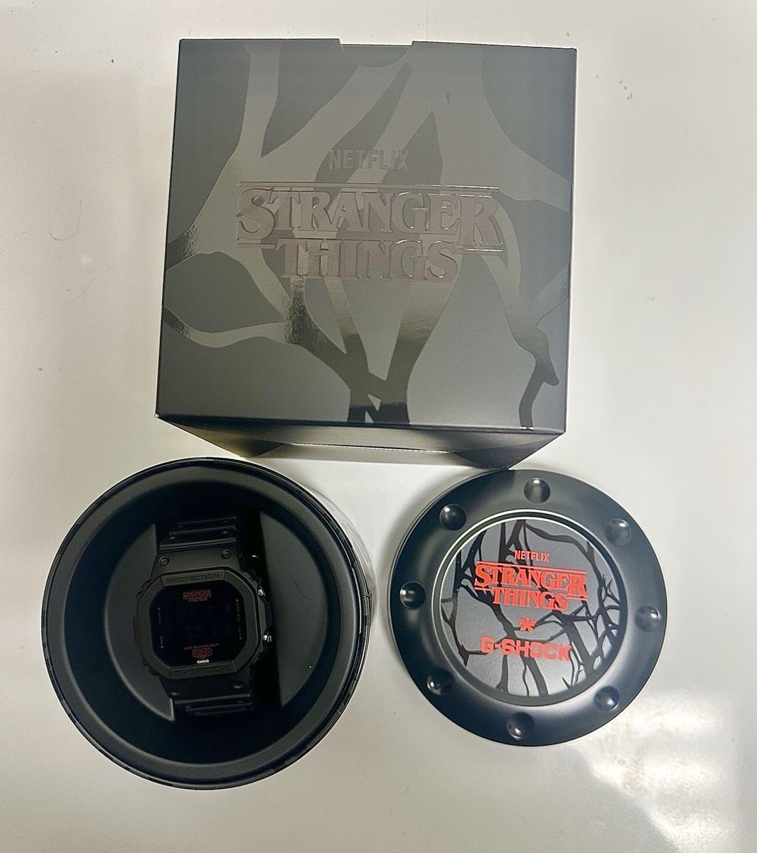 G-SHOCK CASIO X STRANGER THINGS DIGITAL WATCH DW-5600STT-1 NIB | eBay
