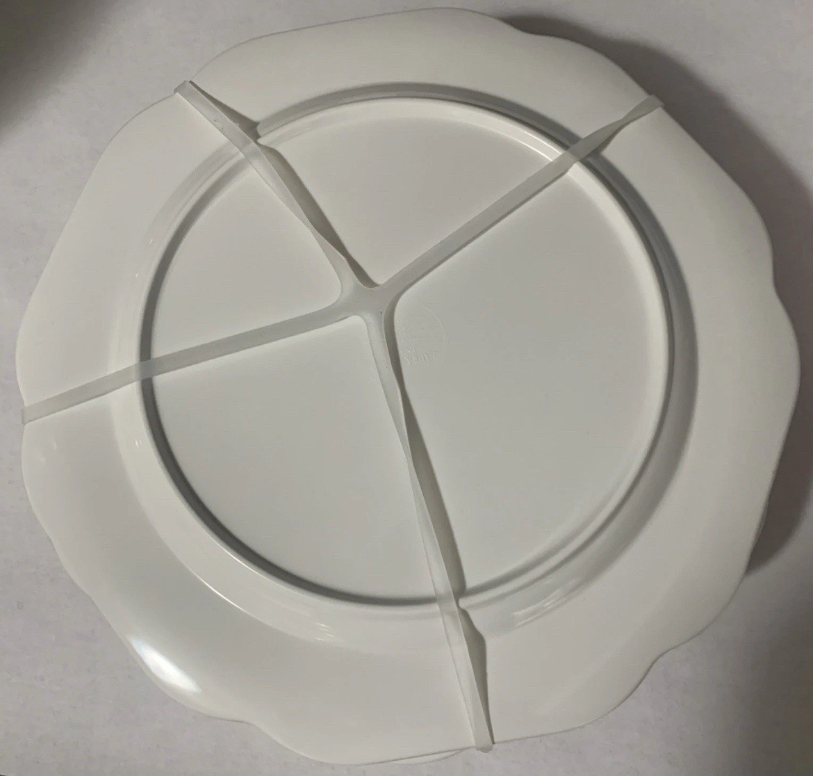 8pc Laura Ashley Pink Rose Floral Melamine Salad & Dinner Plate Set Spring NEW