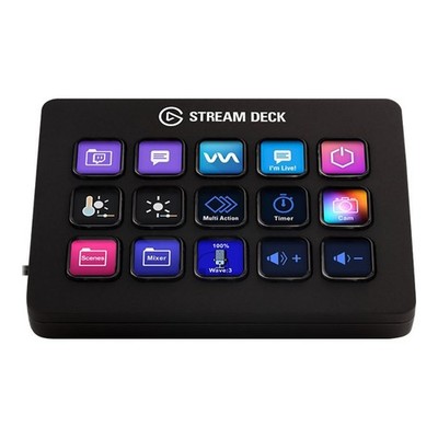 Elgato Stream Deck MK.2 - Schwarz - 15 Tasten - Windows 10 x64 - Mac OS X 10.13