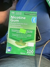 Rite Aid Nicotine Gum Cool Mint 4Mg Ea 100 Count Sugar Free Exp 2026 