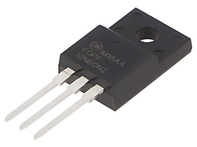 FDPF12N60NZ Transistor: N-MOSFET unipolar 600V 7,2A 240W TO220FP ONSEMI