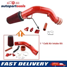 Cold Air Intake Pipe Kit for Ford F250 F350 6.0L Powerstroke Diesel 03-07 Red