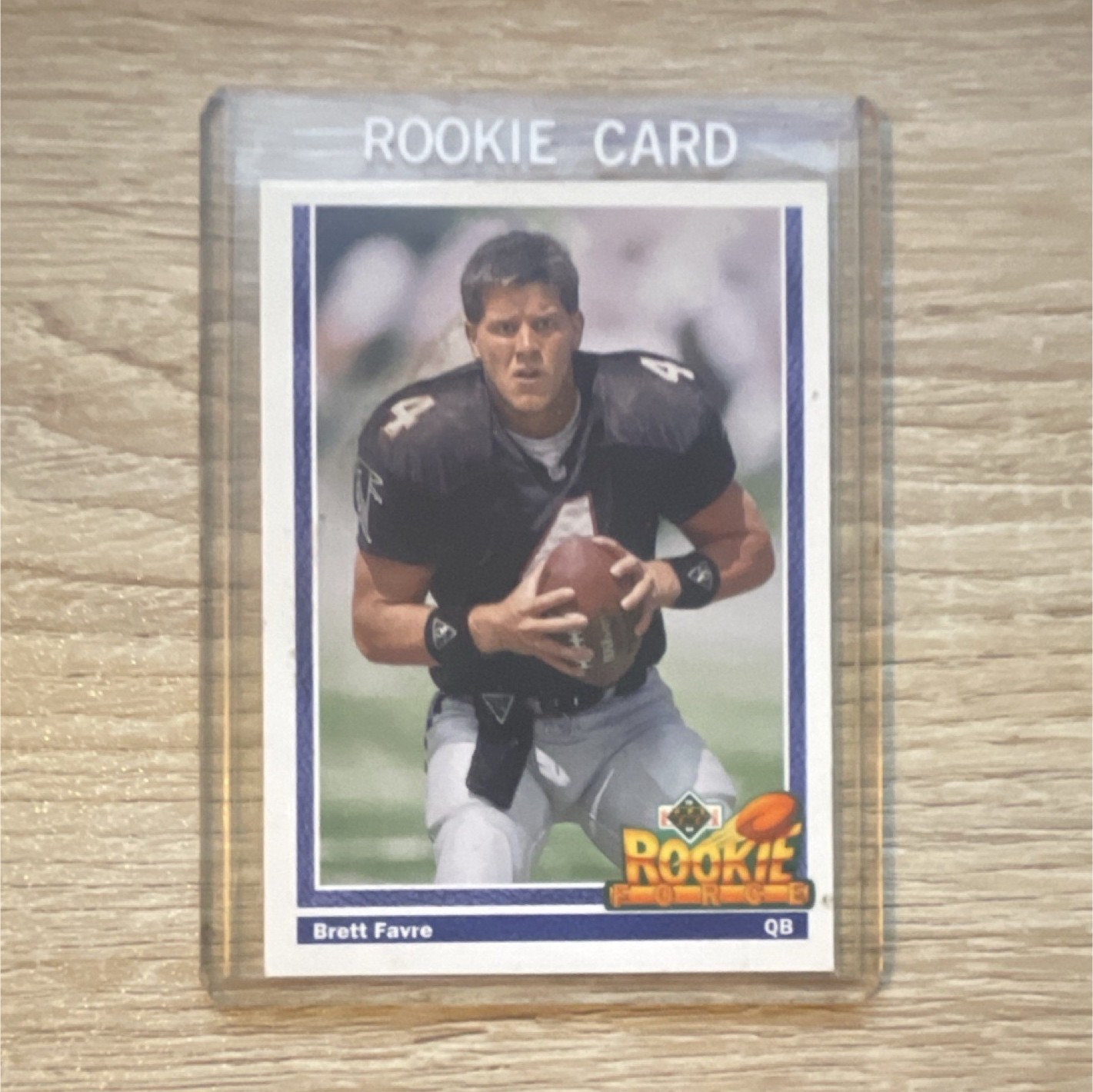 Upper Deck 1991 Brett Favre Rookie Force #647 Atlanta Falcons NFL Football Card