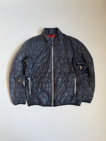 Men Napapijri Jacket Black Micro Down 42