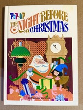 Vintage Pop-Up The Night Before Christmas Book Paul Taylor MINT UNREAD!