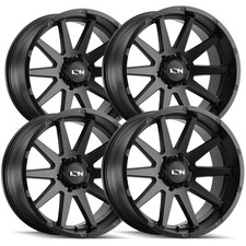 Set Of 4 Ion 143 18x9 8x6.5 18mm Matte Black Wheels Rims 18 Inch