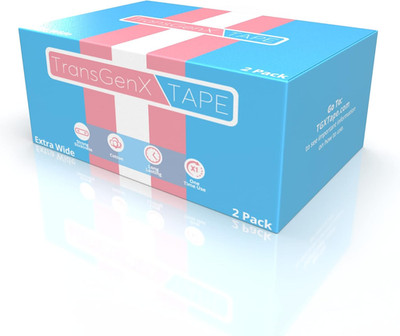 Transgenx 2 Pack 4 Inch Wide FTM Trans Chest Tape - the Best Trans Binding Tape