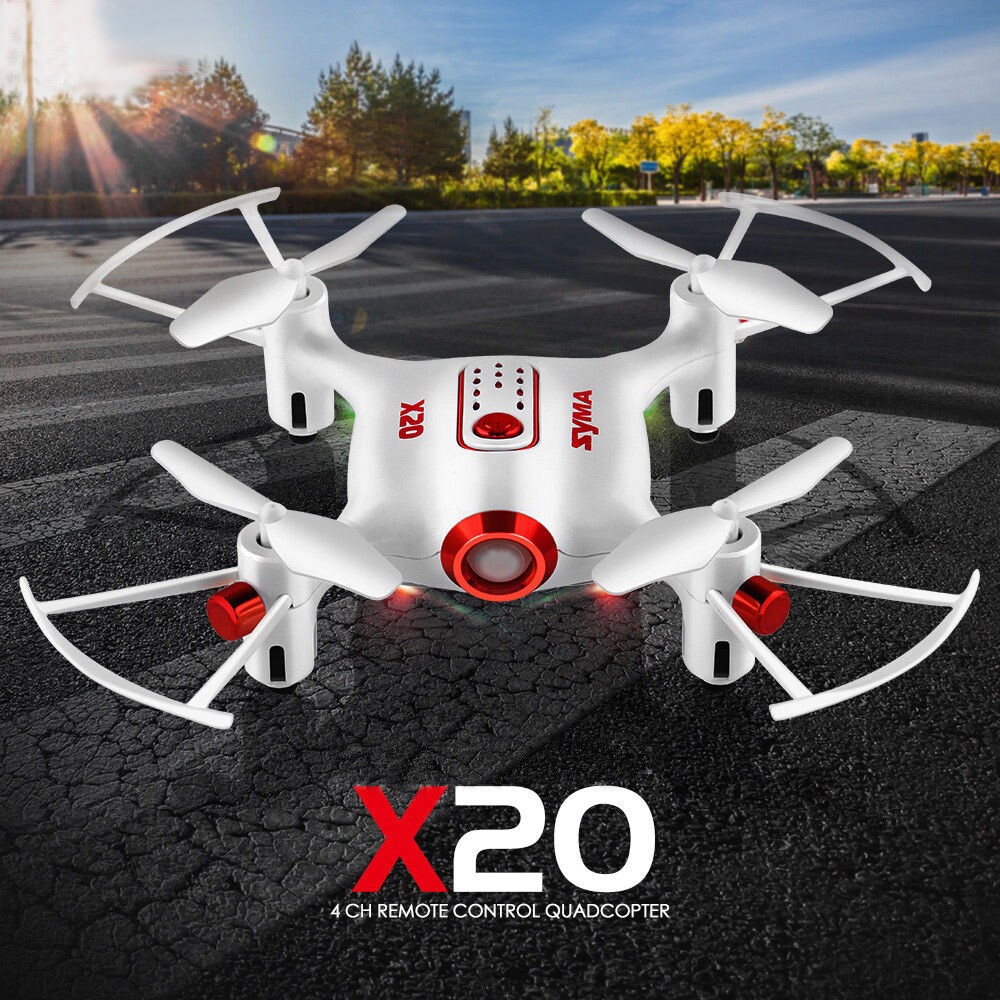 Syma X20 RC Remote Quadcopter Helicopter 3D Flip Nano Micro Auto Hovering White