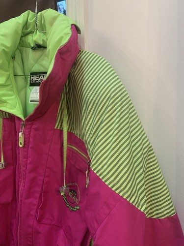 Vintage 80s/90s Head Sportswear Women's Ski Jacket Down Fill Size 8 - Picture 7 of 20