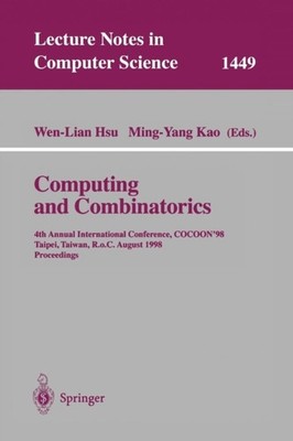 Hsu - Computing and Combinatorics  4th Annual International Conference - X555z