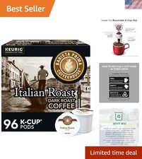 Coffeehouse, Italian Roast Keurig Single Serve K-Cup Pods, 96 Count