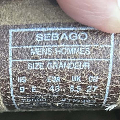 Sebago Loafers Men's Size 9 E Leather Penny Dan Burgundy Brown - Picture 8 of 8