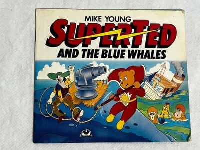 Super Ted And The Blue Whales Book By Mike Young Vintage Paperback 1985