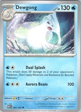 Dewgong #87/165 (LP) SV: Scarlet & Violet 151 MEW Pokemon