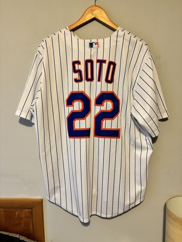 New York Mets Juan Soto #22 White Officially Licensed Jersey Majestic XL NWOT - Picture 2 of 3