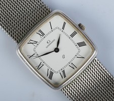 1989 Garrard .925 Sterling Silver watch by makers W.H Wilmot Birmingham 66g