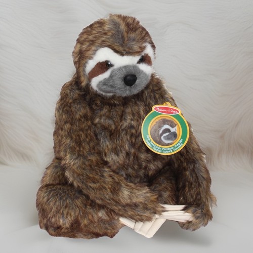 Neu Melissa & Doug Faultier Stofftier Plüschtier 15 Zoll lebensecht spielen