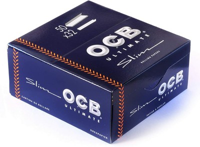 OCB ULTIMATE KING SIZE SLIM LONG (110mm) PAPERS   SCHACHTEL MIT 50 BROSCHÜREN