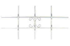 Fenstergitter LUNA MINI Einbruchschutz Passgitter feuerverzinkt 800 x 350 mm