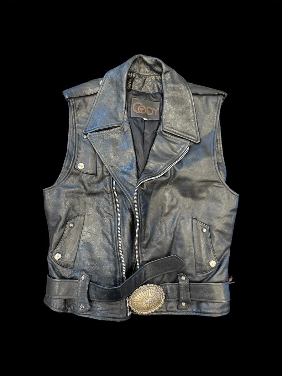 Leather Original Vintage Vests for Men for sale | eBay
