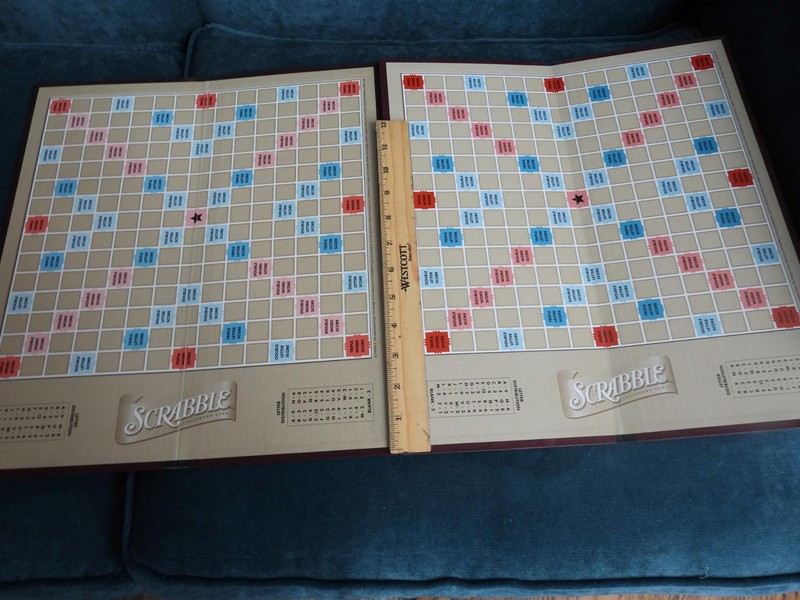 2 SCRABBLE BOARDS 2001 FOR REPLACEMENT, ARTS & CRAFTS EC