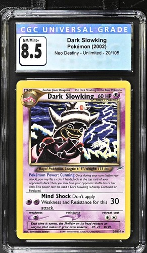 Dark Slowking (Unlimited) graded CGC 8.5 for sale on eBay