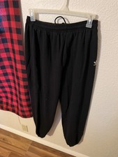Black Treefoil Adidas 90s Y2k Vintage Sweat Track Pants XL