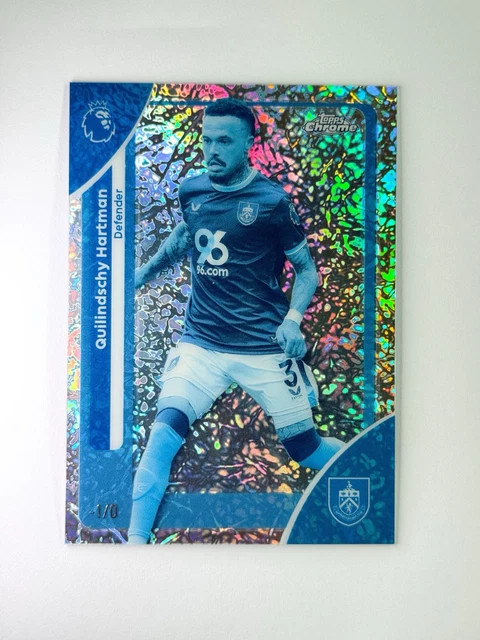 2026 Topps Chrome Premier League Frozen Fractor -1/0 Quilindschy Hartman