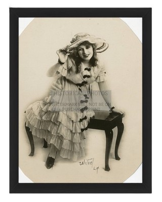 MARGARET THOMPSON SILENT FILM ACTRESS 1920S 8X10 FRAMED PHOTO