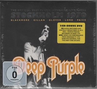 Deep Purple Stockholm 1970 2CDs & DVD NEU RAR Child In Time Black Night Paint it
