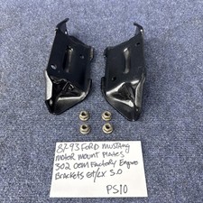 87-93 Ford Mustang Motor Mount Plates Factory 302 Ho Engine Brackets Oem Gt V8