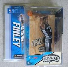 NBA Spurs McFarlane Hardwood Legends HOF New Michael Finley 