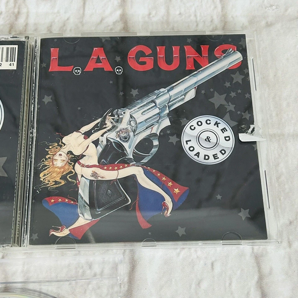 LA Guns Cocked & Loaded US CD 1989 Bonus Track Ballad Of Jayne full silver hub Foto 3 de 4