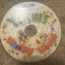 Yoshi's Woolly World (Nintendo Wii U, 2015) Disc Only - Tested