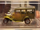 Hot Wheels Redline "69" Yellow Classic 31 Ford Woody Restored