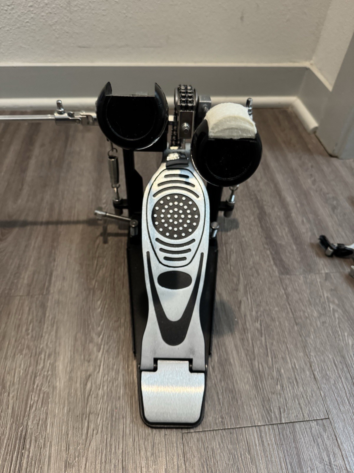 Adjustable Double Bass Drum Pedals Foot Kick Twin Kick Single Chain Percussion