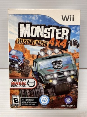 Nintendo Wii Monster Stunt Racer 4X4 Steering Wheel Big Box NEW SEALED Racing