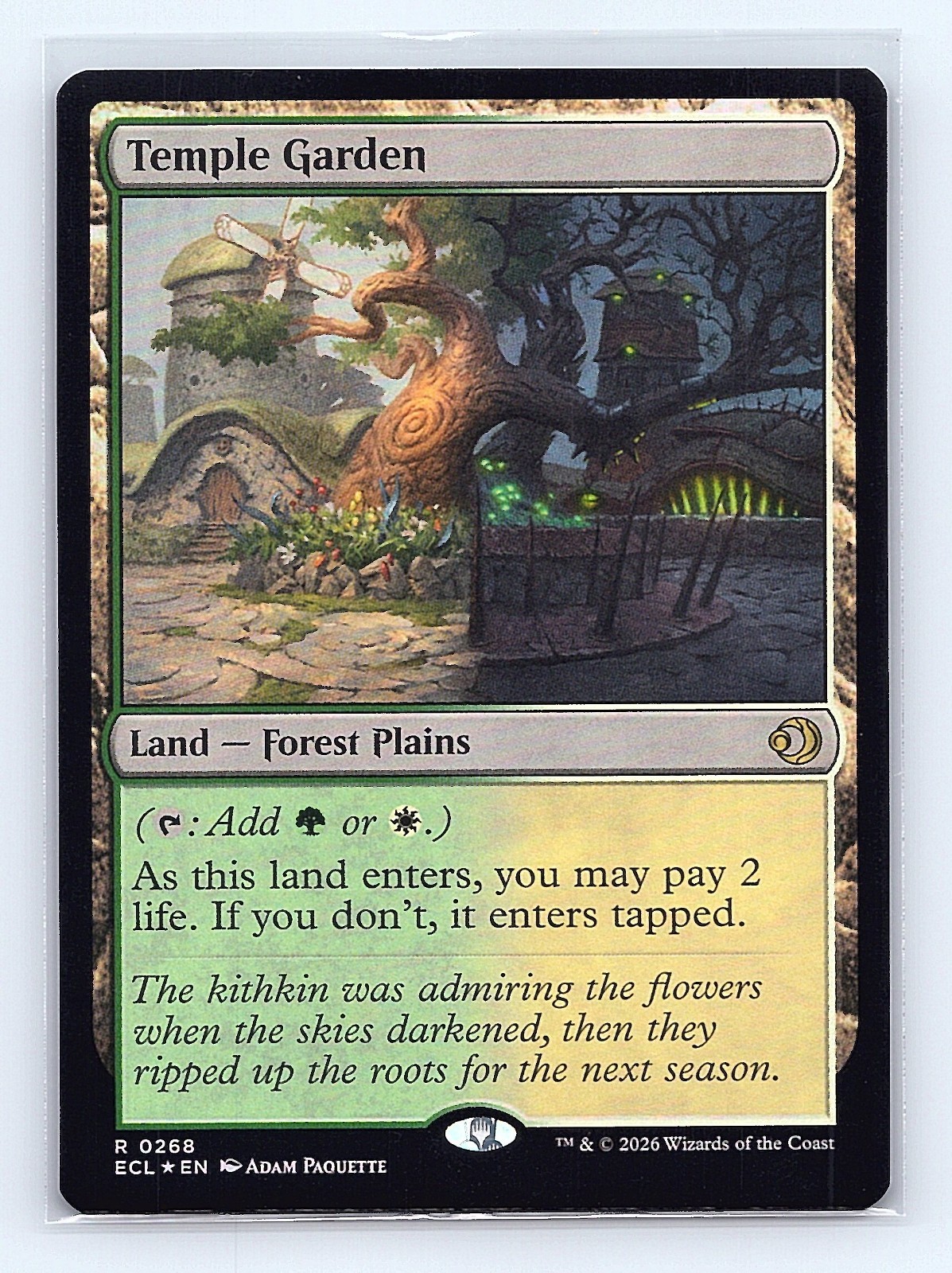 Temple Garden Lorwyn Eclipsed Foil