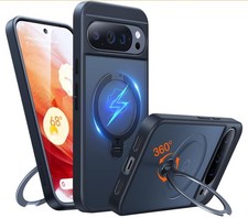 For Google Pixel 10 Pro XL case Military Drop, 360 Spin Magnetic Stand.