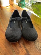 Rothy s Kids Mary Jane Little Kid Size 2 Black Worn Once